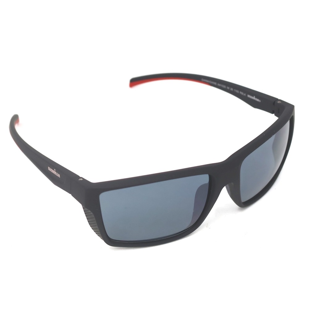 Ironman AH1025 Sport Sunglasses Mens OS Black Excellent Wrap Performance